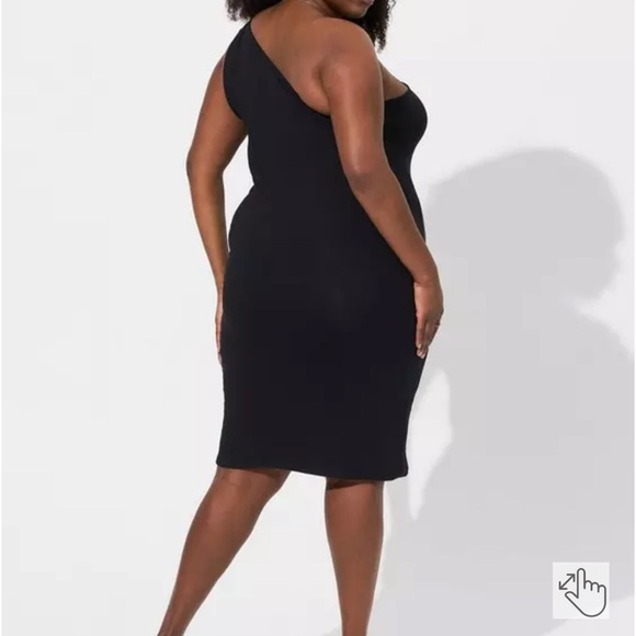 Torrid Mini Foxy Bodycon One Shoulder Dress - Picture 3 of 6